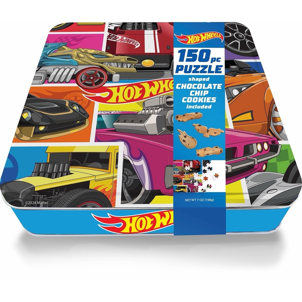 MATTEL HOT WHEELS 150 PC PUZZLE  SEALED NEW- Puzzle Only No Tin